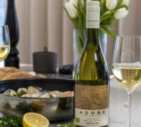 Risarækjur í hvítvínsrjómasósu