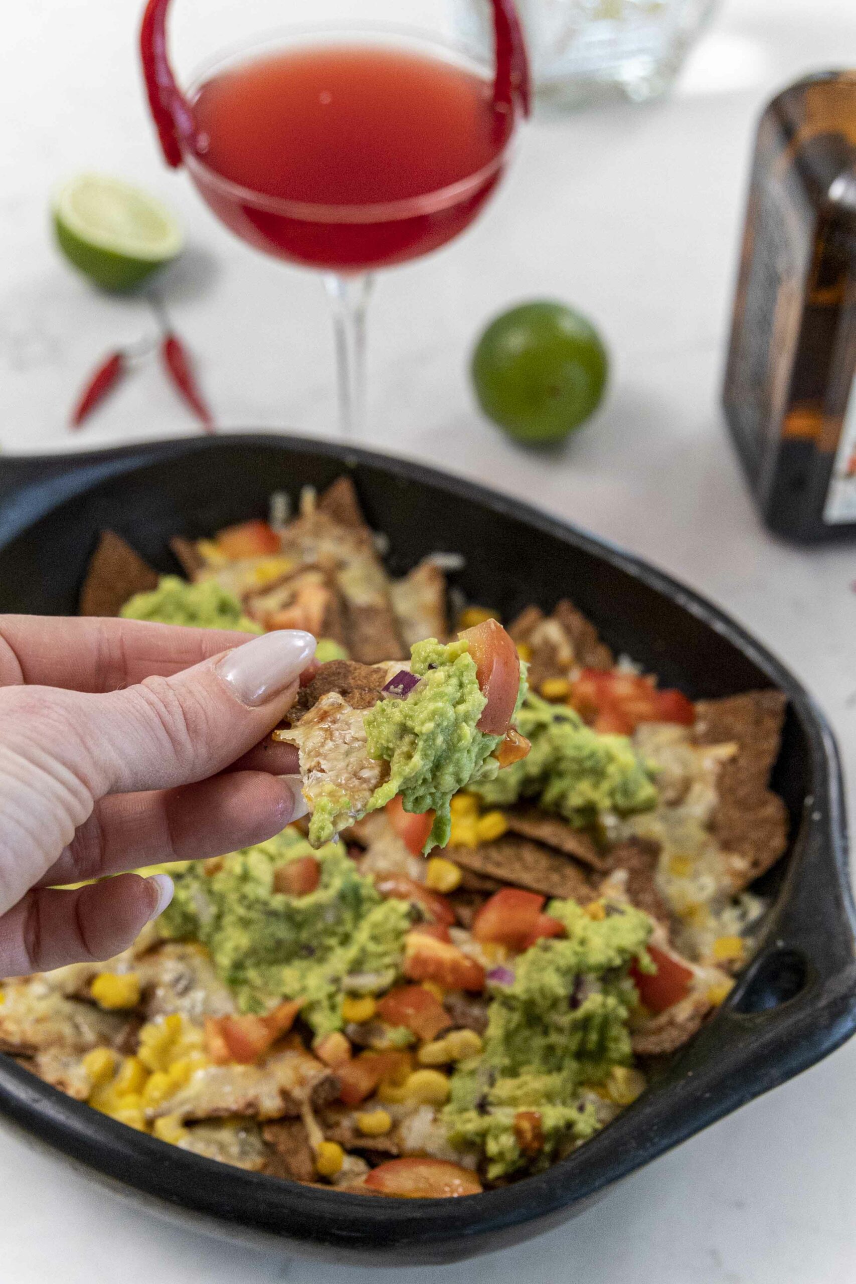 Spicy margaríta og super nachos