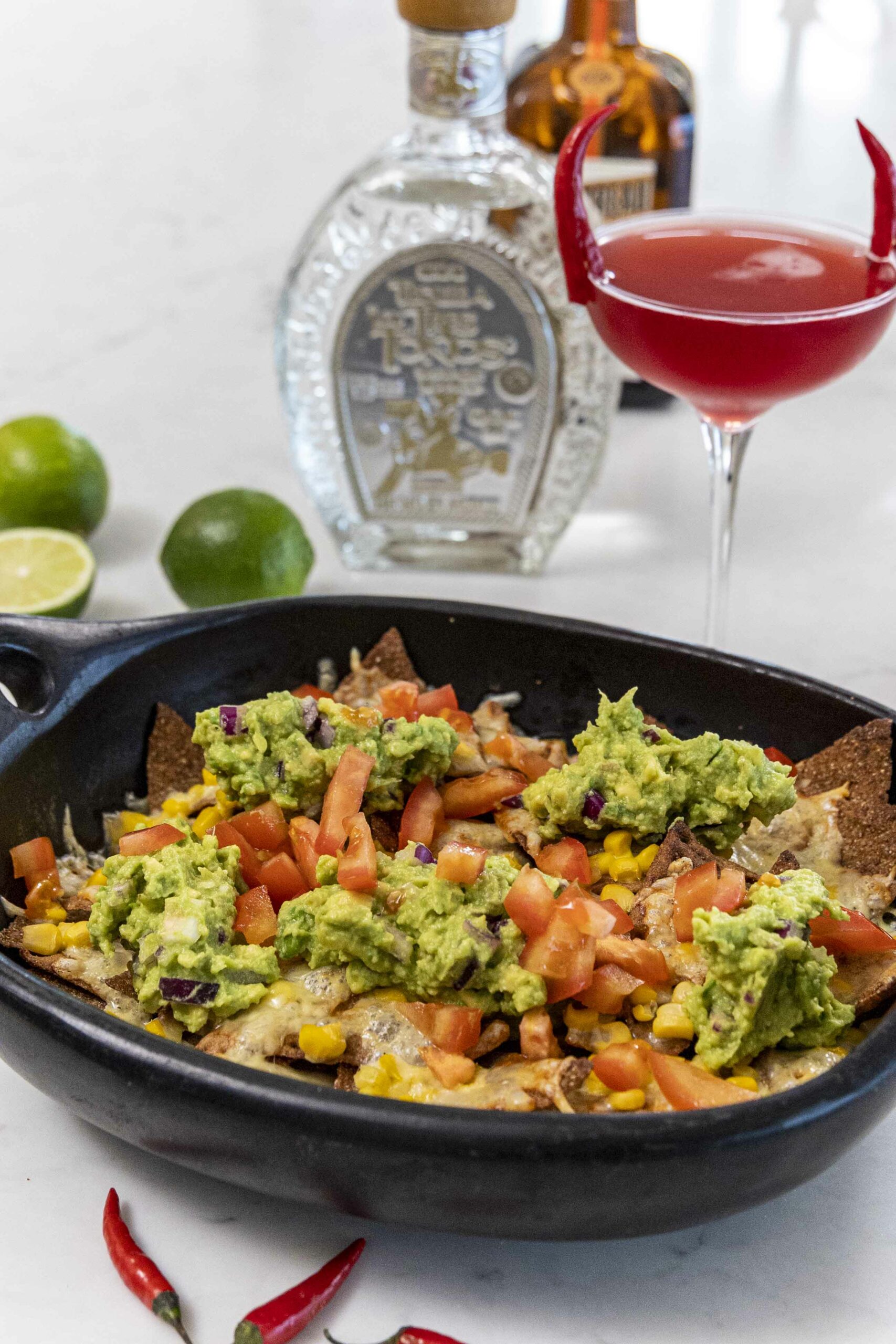 Spicy margaríta og super nachos
