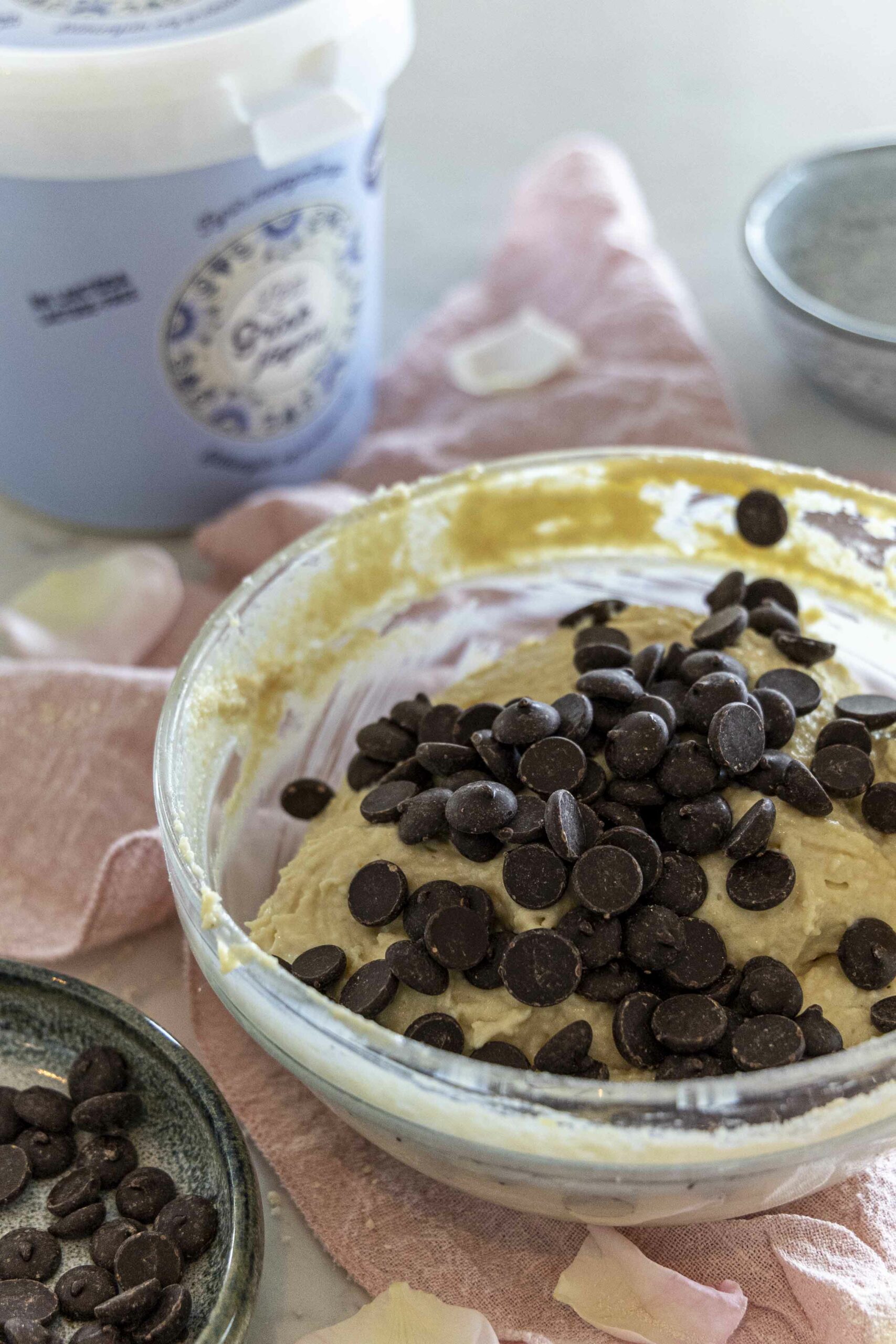 Próteinríkt Grískt jógúrt kökudeig