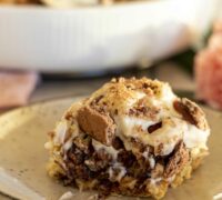 Súkkulaðisnúðar með krönsí kextoppi