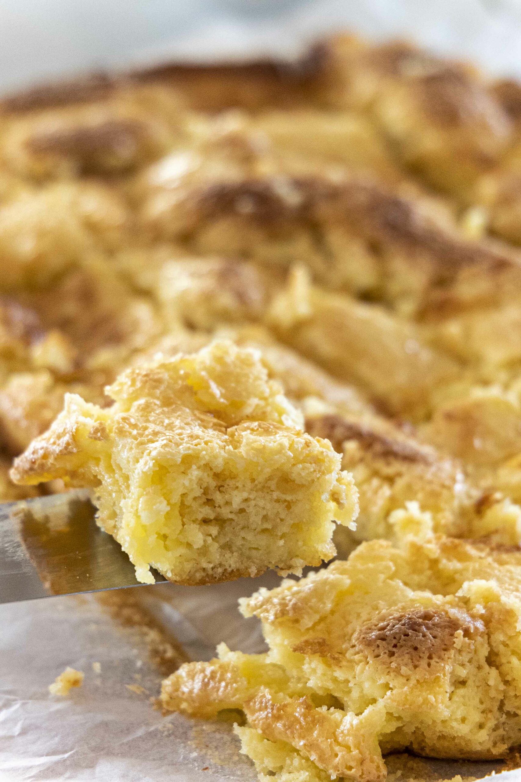 Vanillukaka með ostakökutoppi