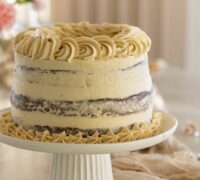 súkkulaðikaka með karamellu smjörkremi