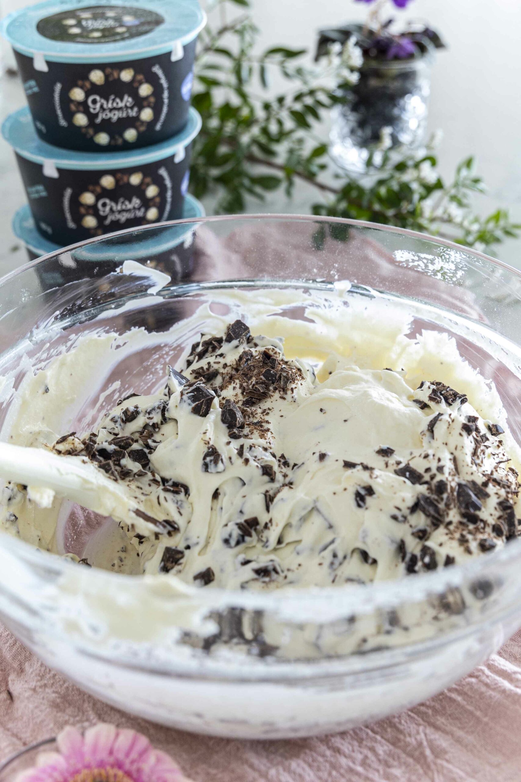 Hjatralaga Stracciatella ostakaka 