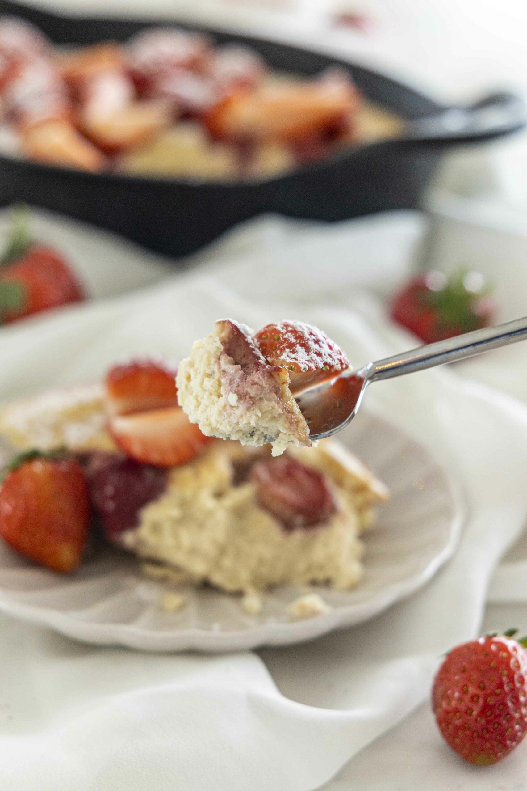 Jarðaberja skyrbaka