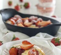 Jarðaberja skyrbaka