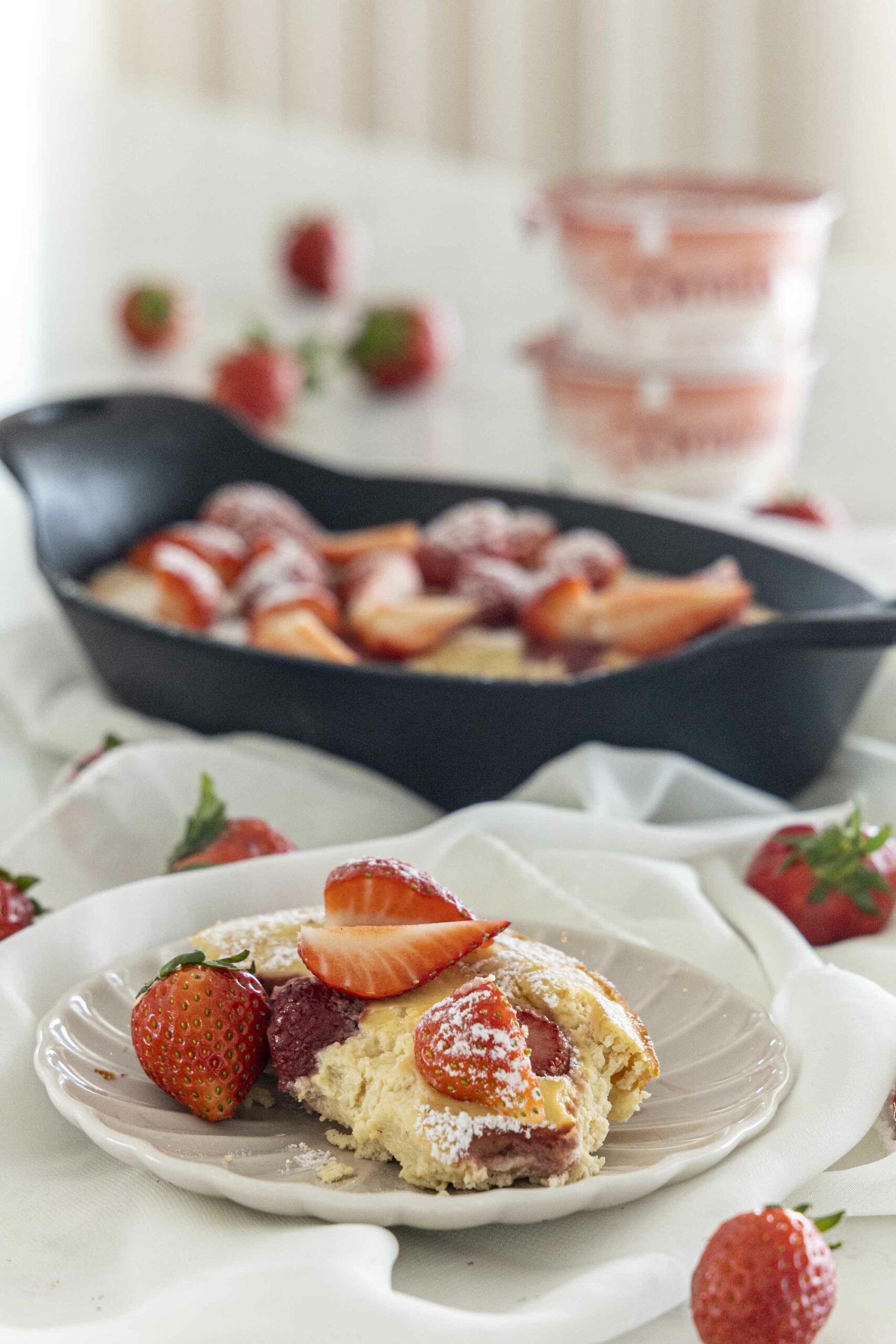 Jarðaberja skyrbaka