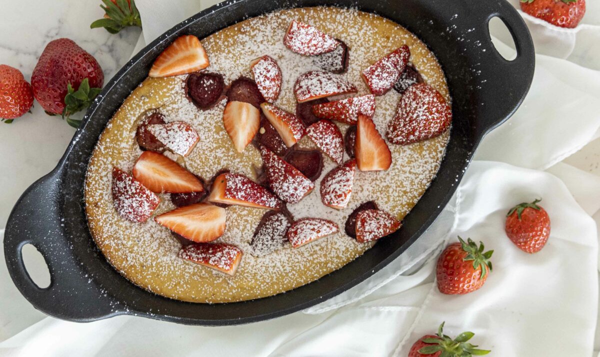 Jarðaberja skyrbaka