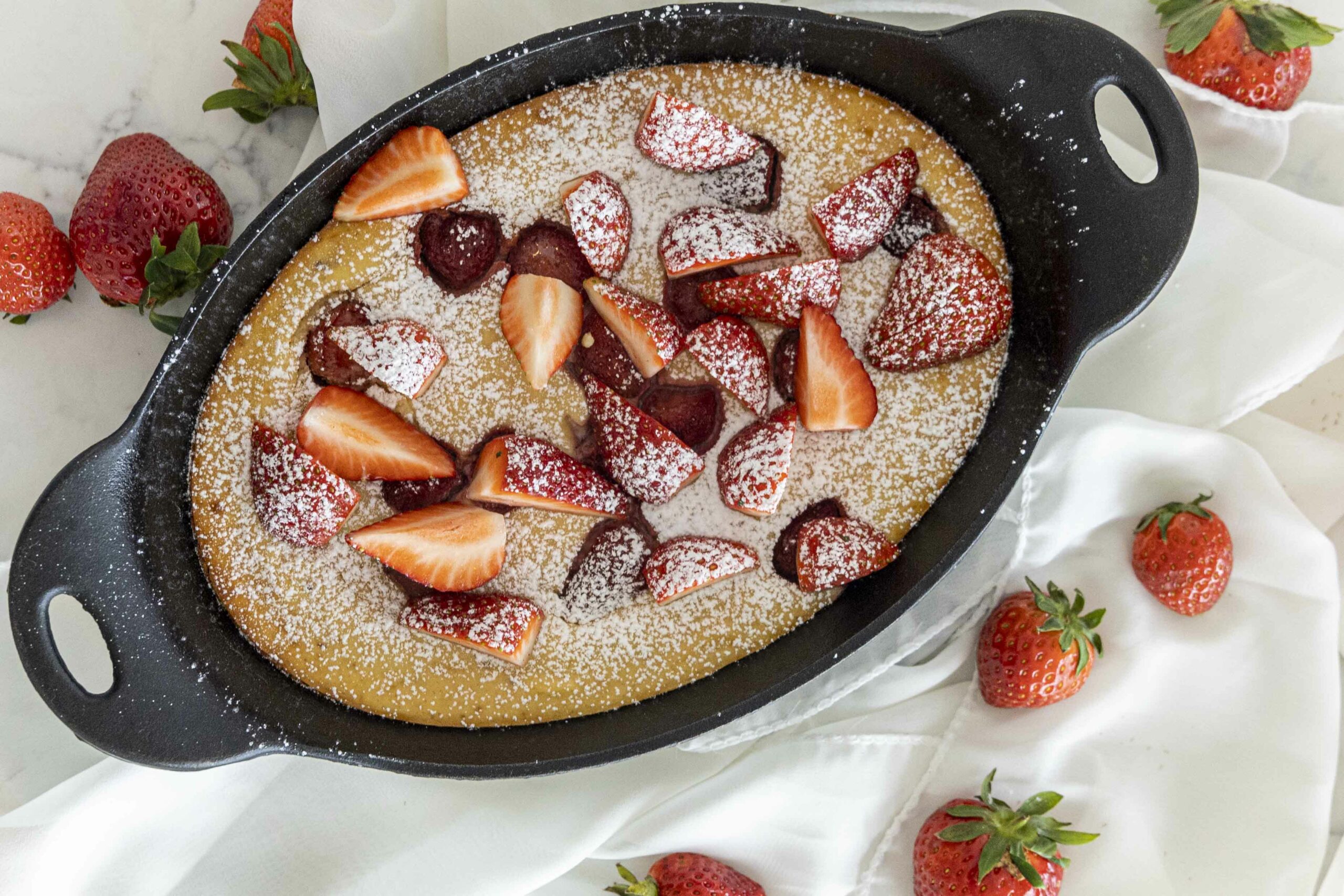 Jarðaberja skyrbaka