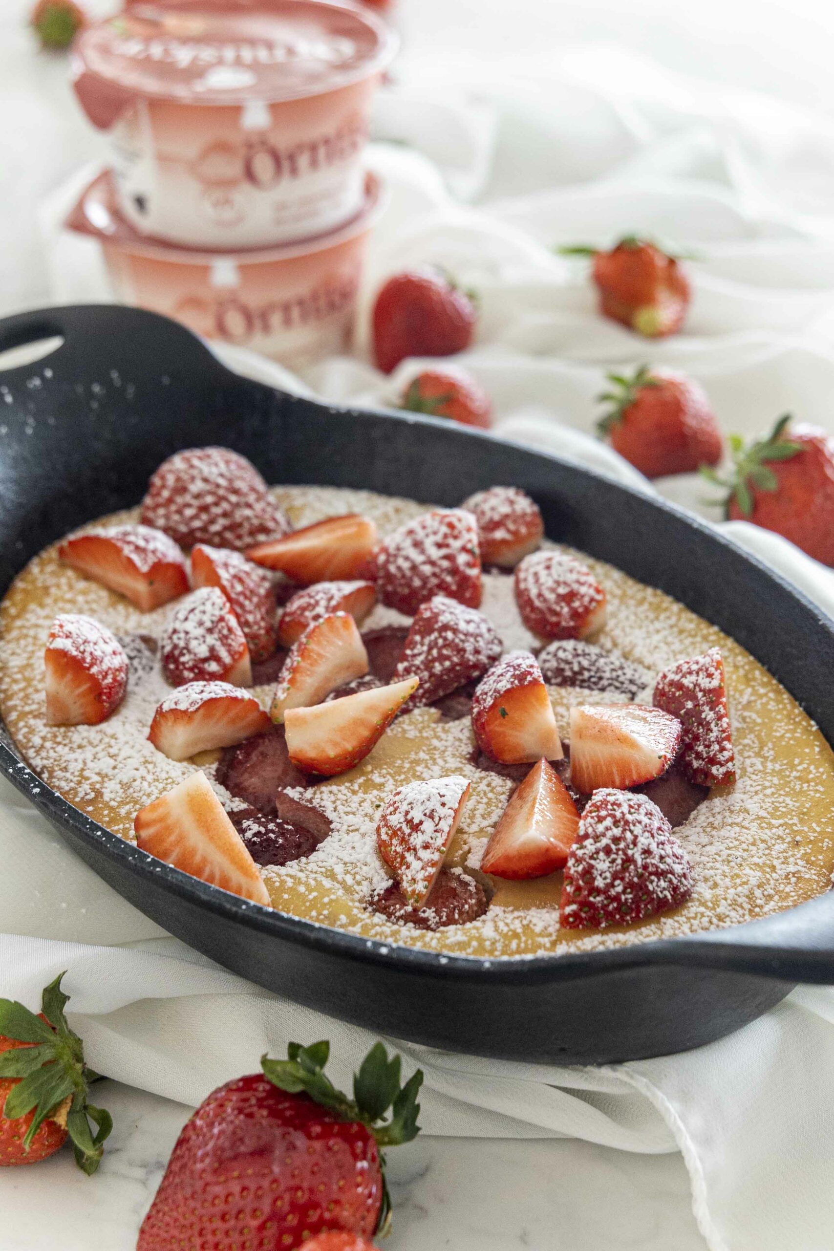 Jarðaberja skyrbaka