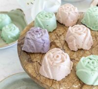 Einfaldar rósa bollakökur, mini ostakökur og súukkulaðibombur