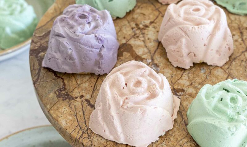 Einfaldar rósa bollakökur, mini ostakökur og súukkulaðibombur