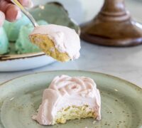 Einfaldar rósa bollakökur, mini ostakökur og súukkulaðibombur