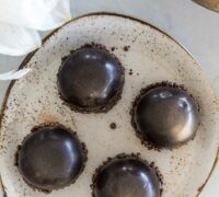 Einfaldar rósa bollakökur, mini ostakökur og súukkulaðibombur