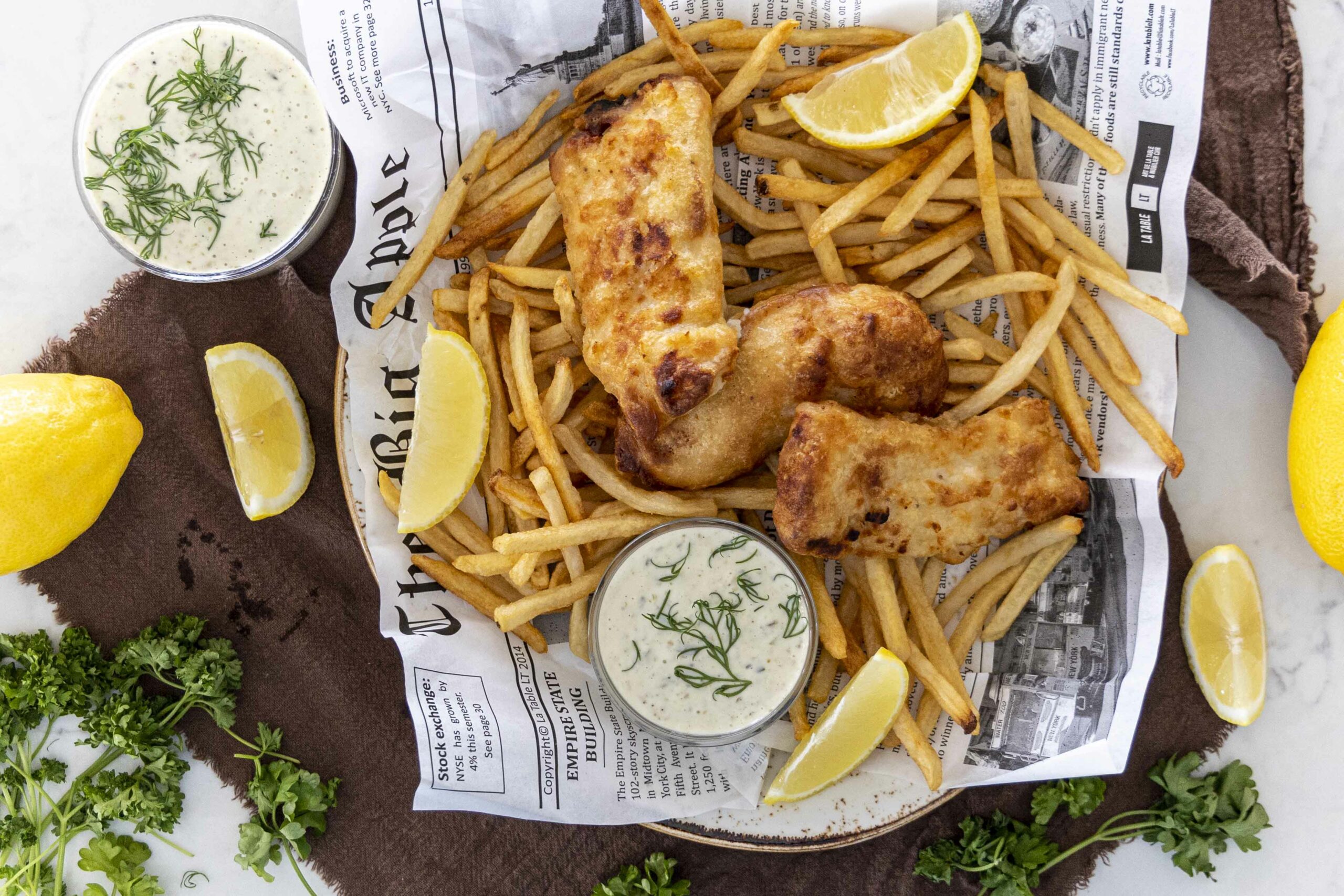 Fljótlegur og góður Fiskur og franskar uppskrift