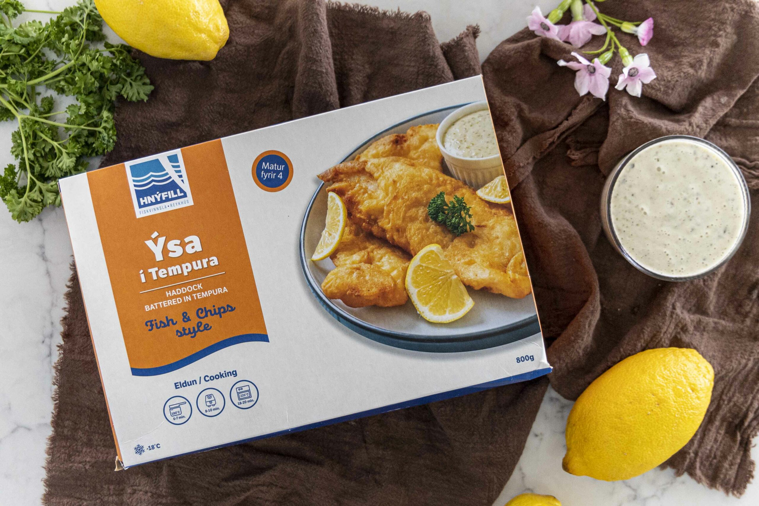 Fljótlegur og góður fiskur og franskar