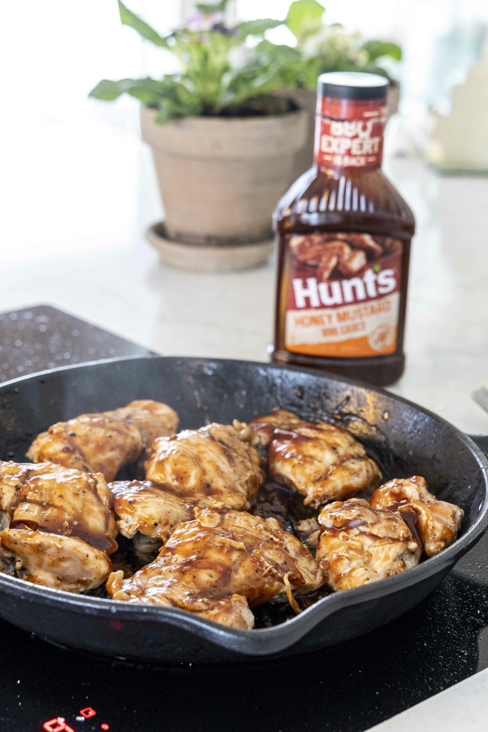 BBQ kjúklingavefjur með fersku hrásalati