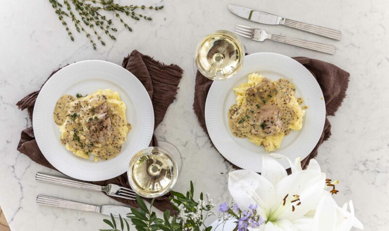 Franskur sinnepskjúklingur