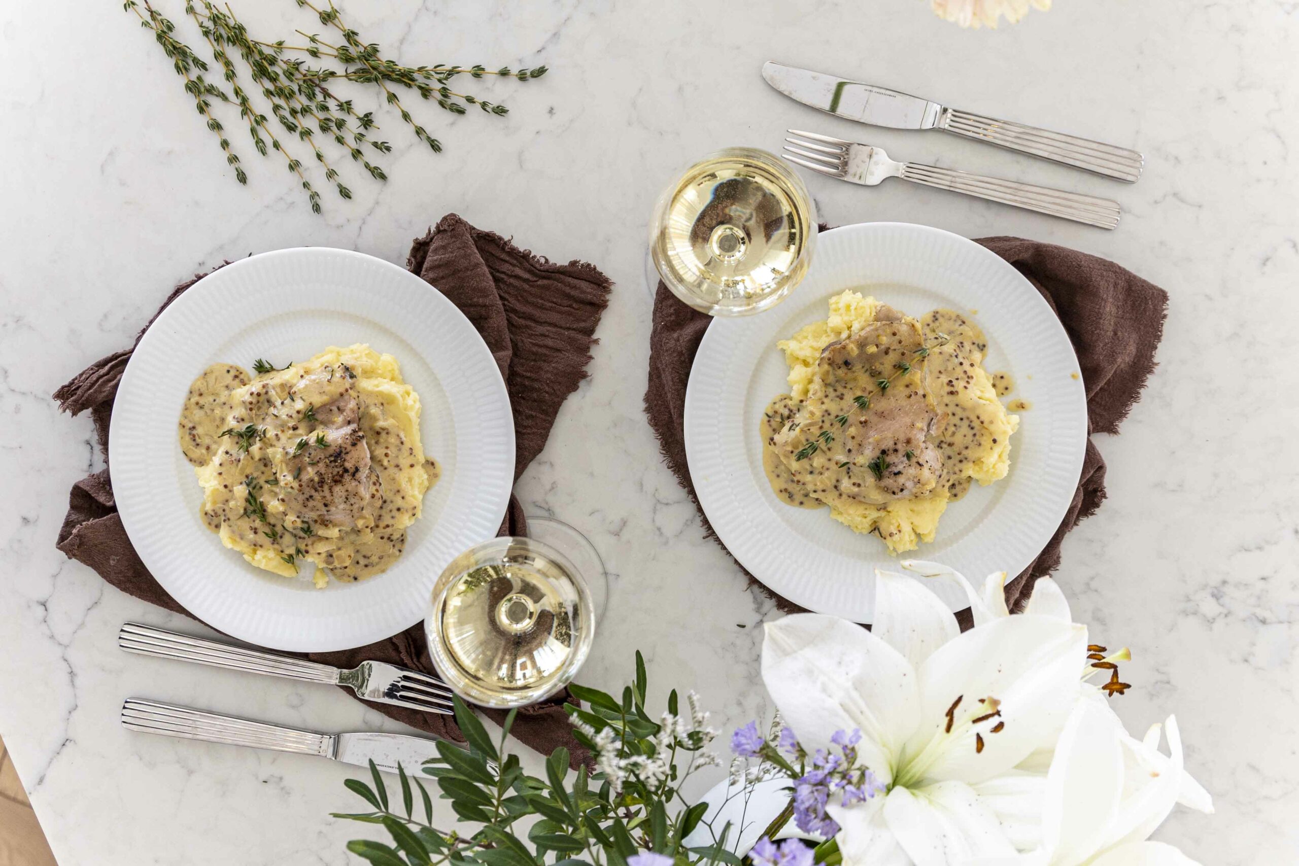  Franskur sinnepskjúklingur