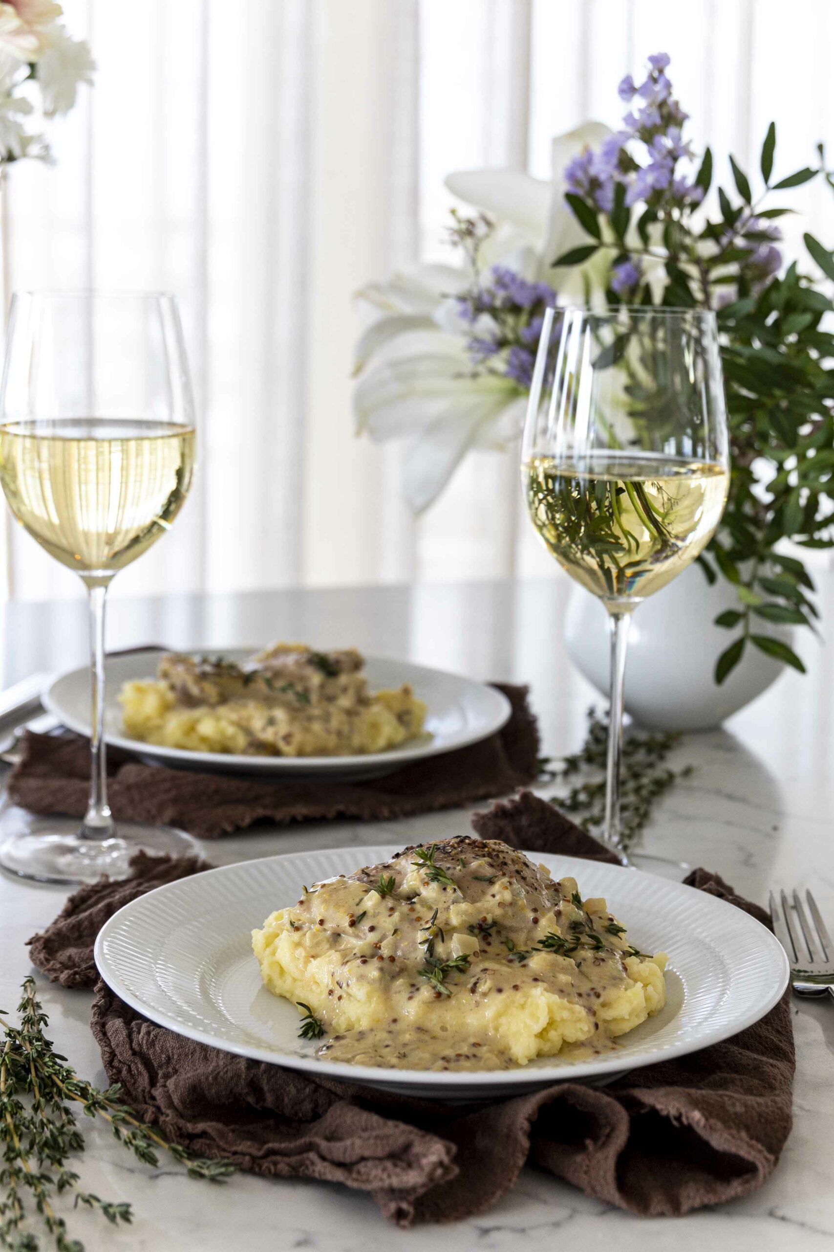 Franskur sinnepskjúklingur