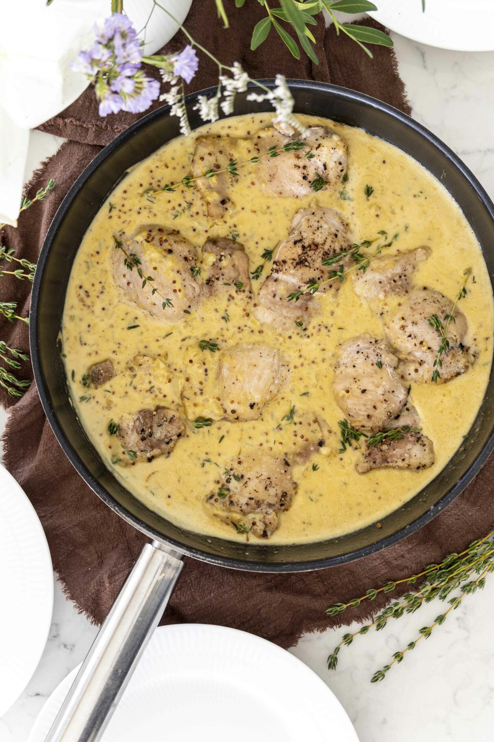 Franskur sinnepskjúklingur