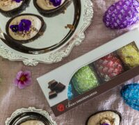 Páskaeggja súkkulaði ostakaka