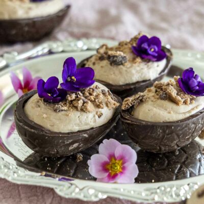 Páskaeggja súkkulaði ostakaka