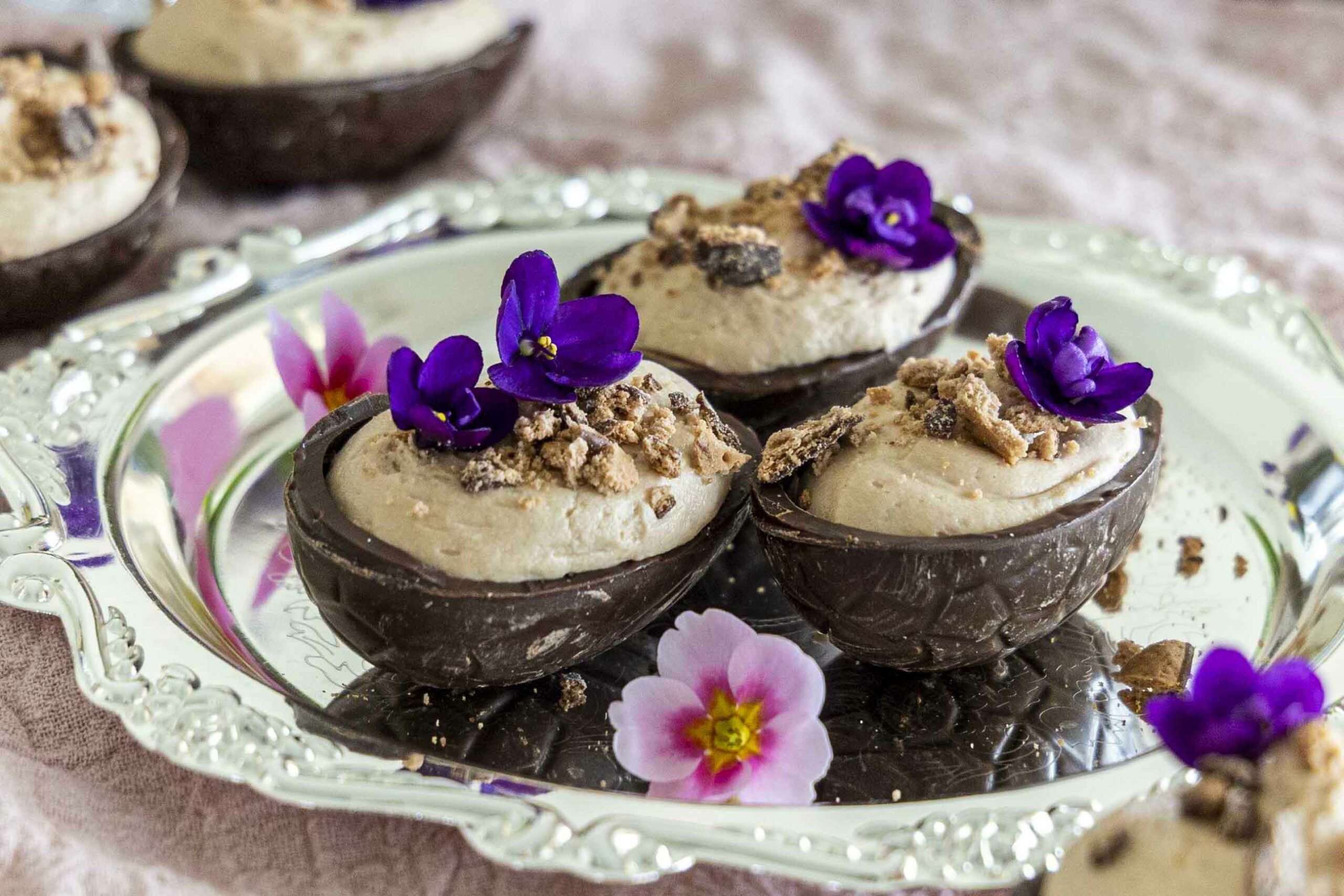 Páskaeggja súkkulaði ostakaka