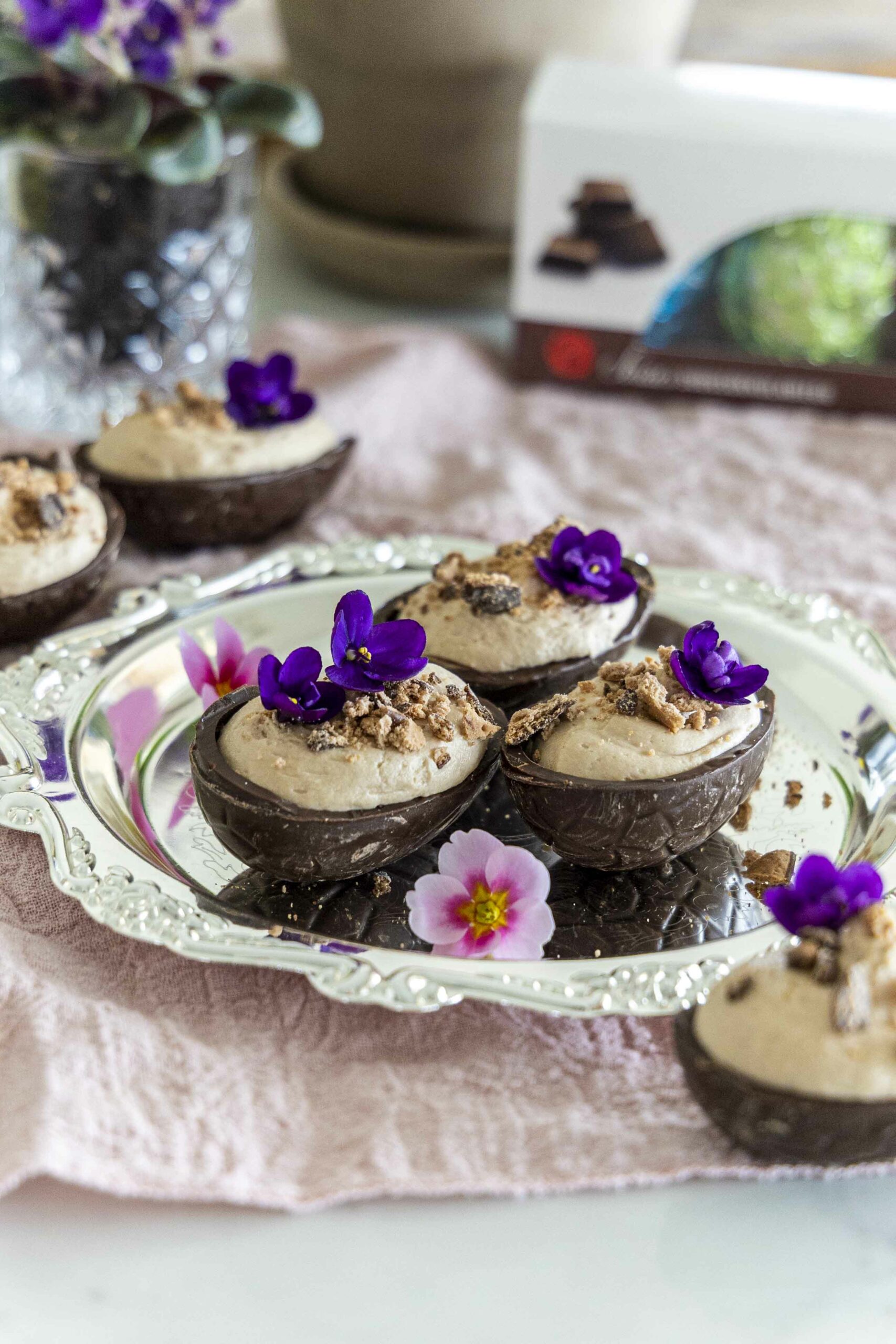 Páskaeggja súkkulaði ostakaka