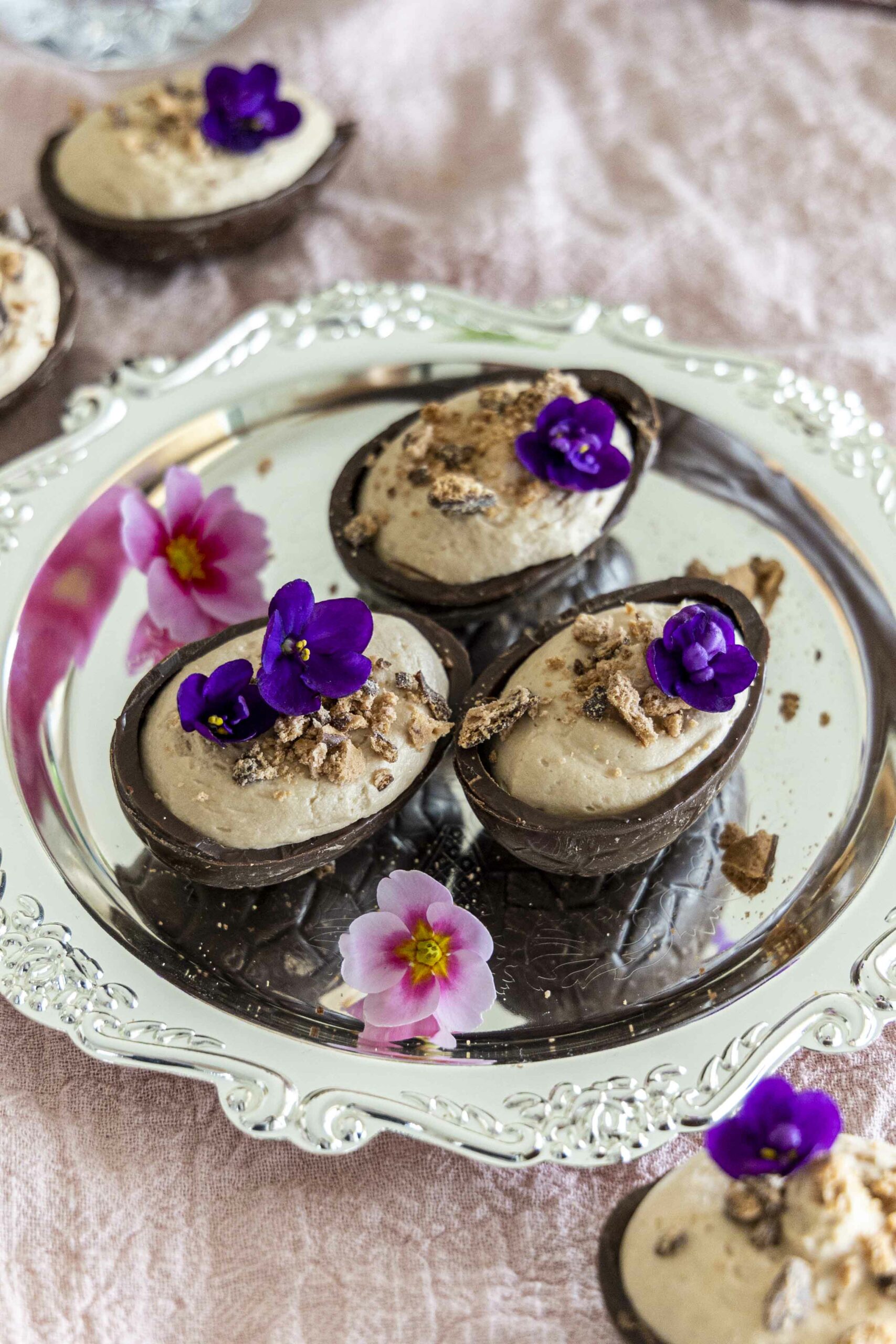 Páskaeggja súkkulaði ostakaka