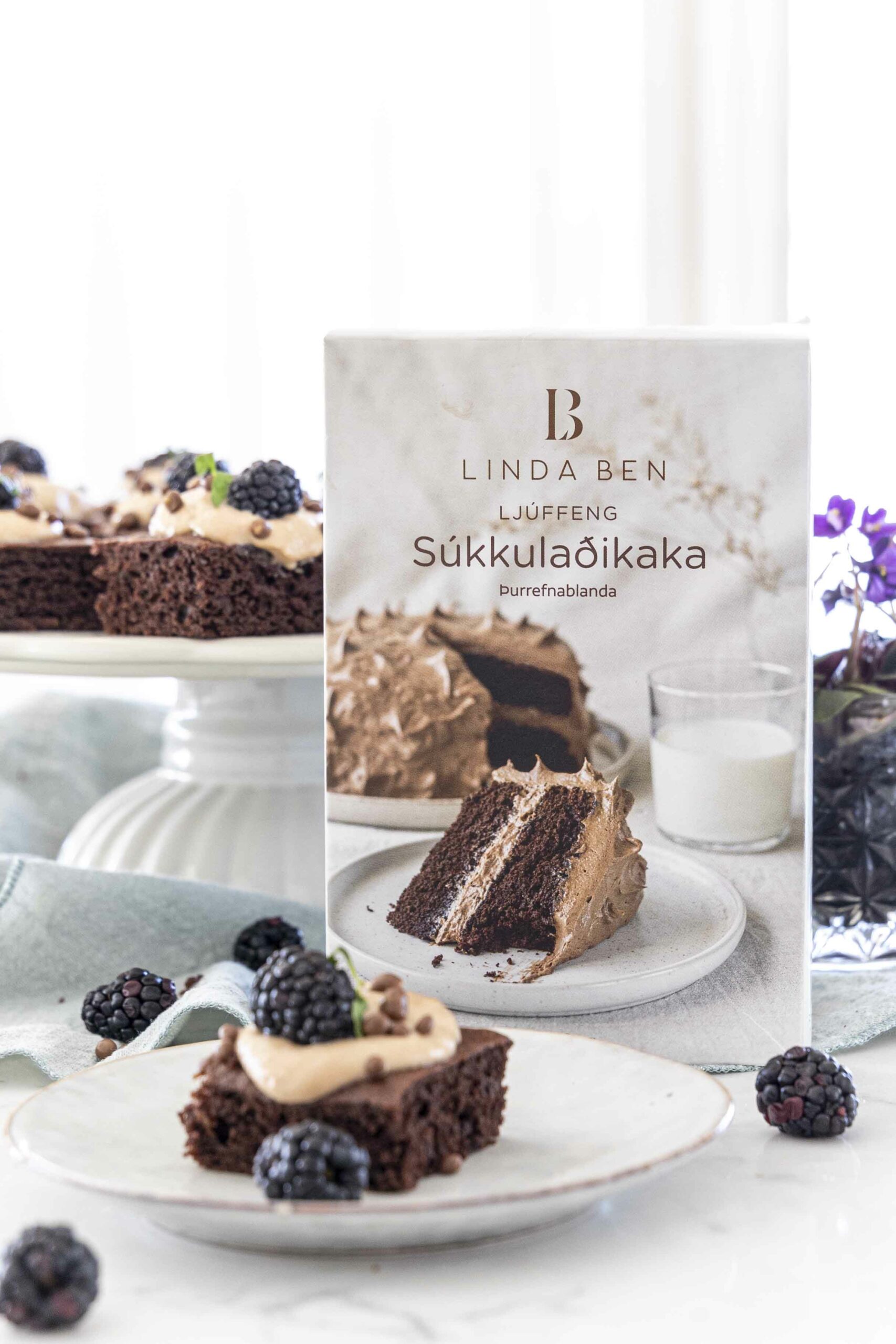 Karamellukurls veislubitar með ostakökutoppi 