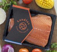 lax í hunangssoja marineringu með mangósalsa