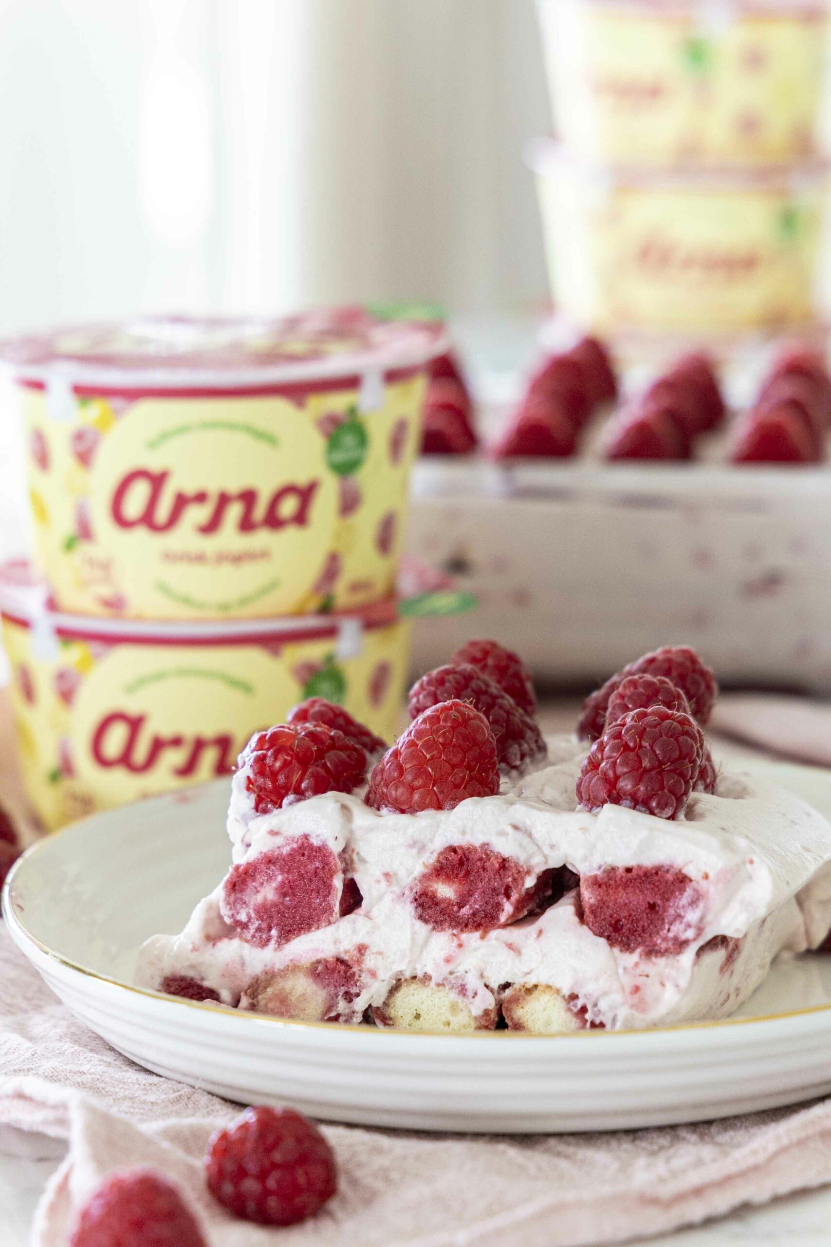Hindberja tiramisu