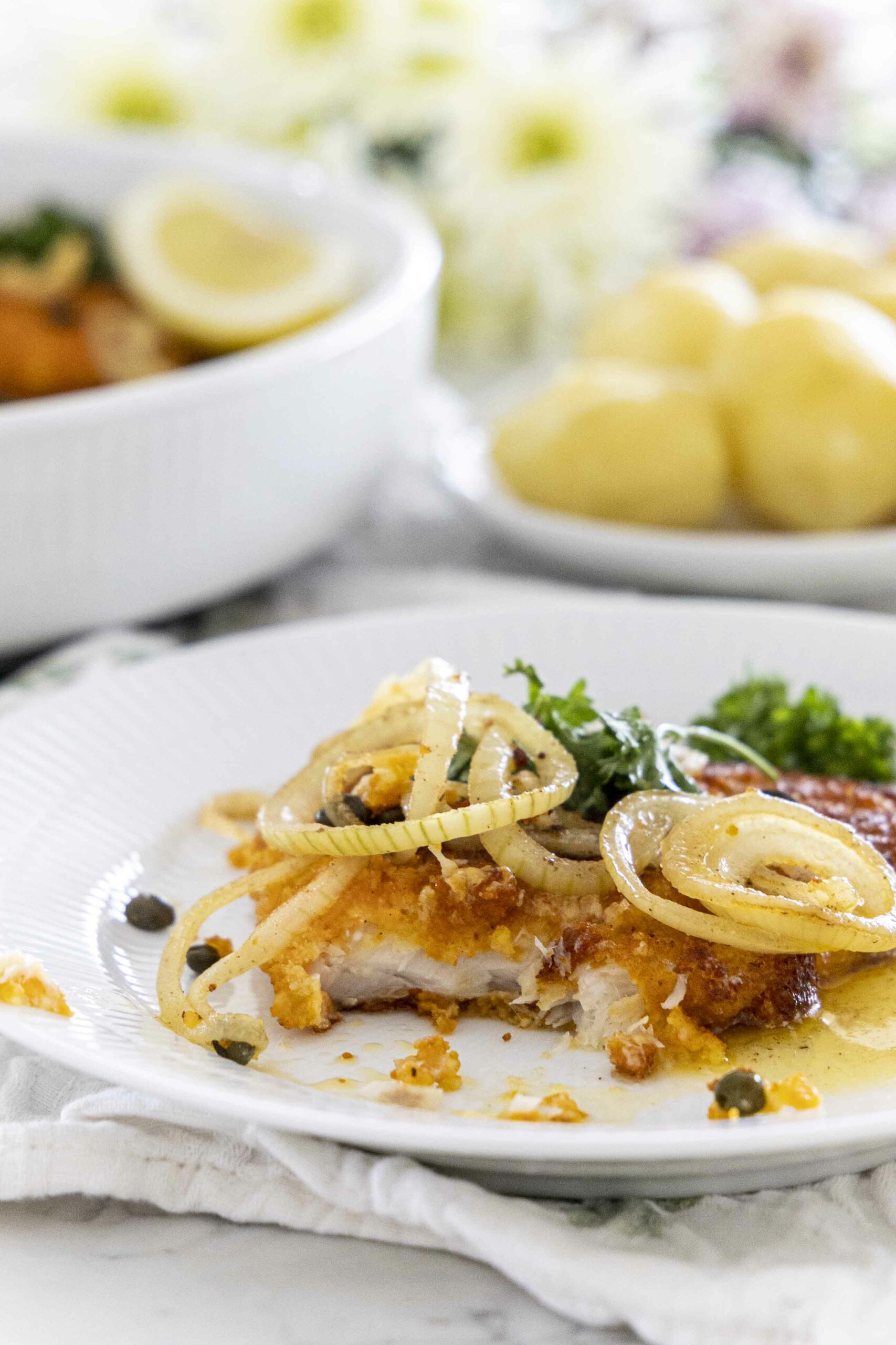 Klassískur Steiktur fiskur uppskrift