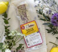 Grísalund í beikon og gráðostamarineringu