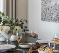 Grísalund í beikon og gráðostamarineringu