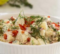 Hunangssinneps Kartöflusalat