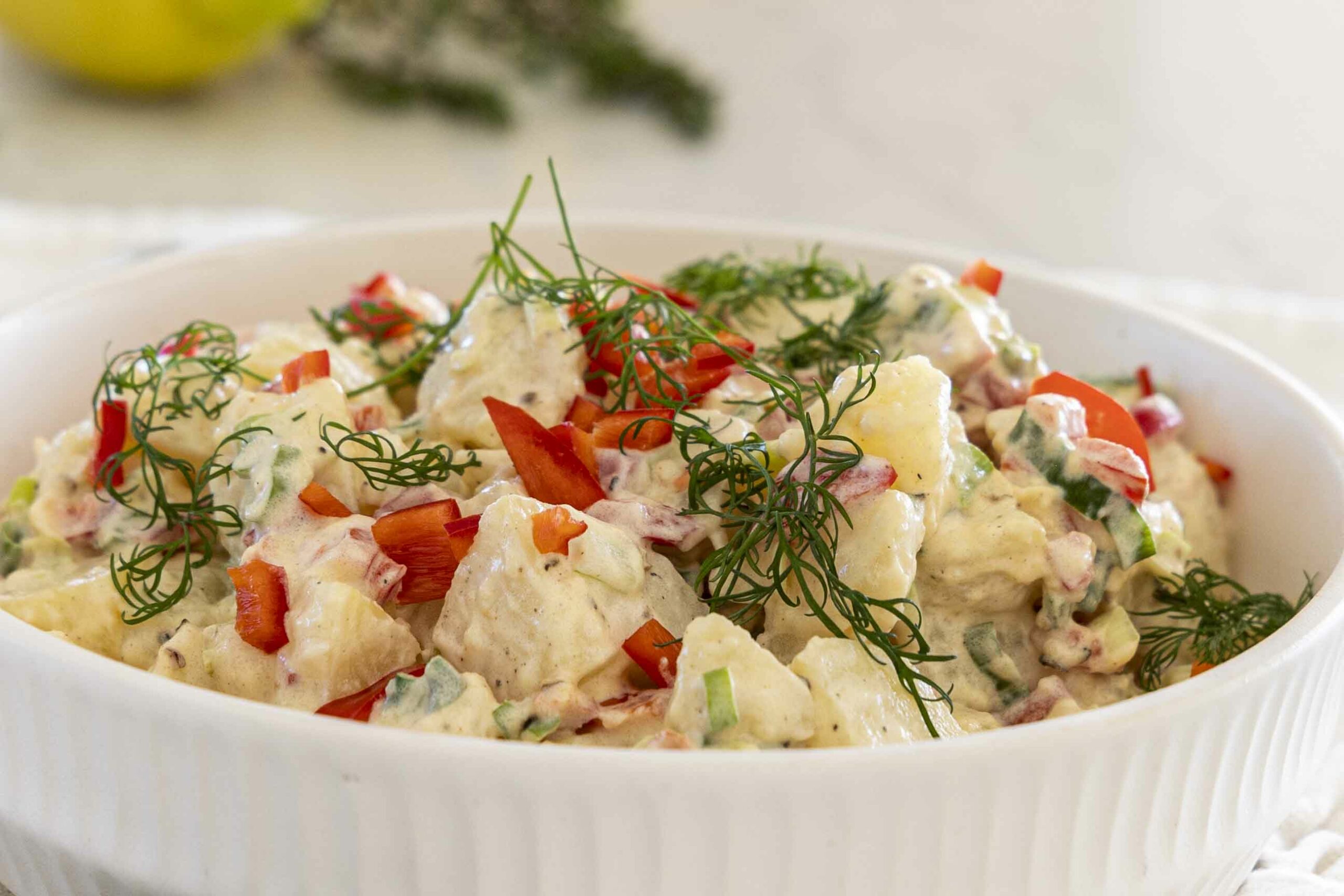 Hunangssinneps Kartöflusalat 