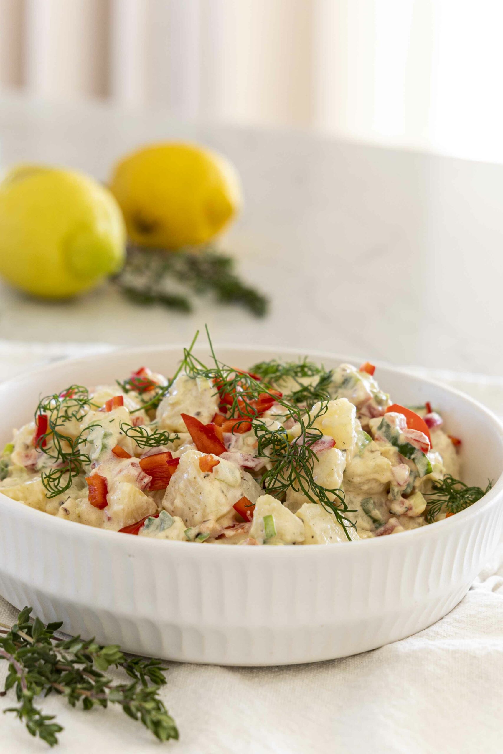 Hunangssinneps Kartöflusalat 