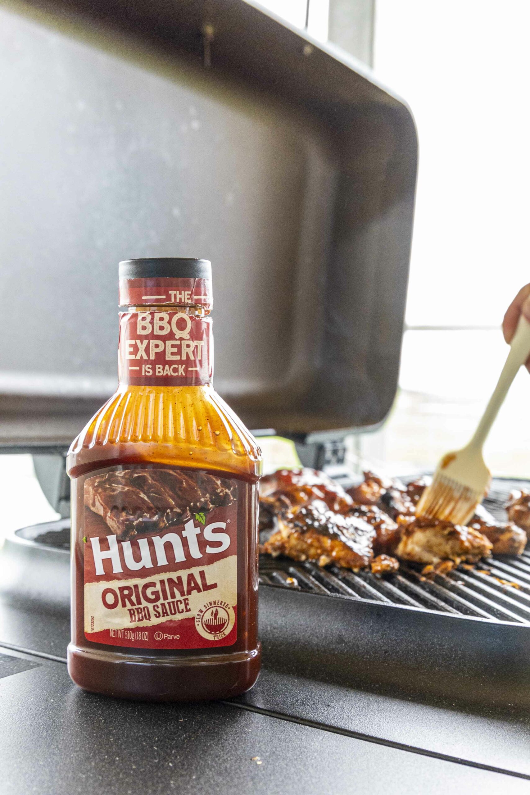 bbq kjúklingasalat með ljúffengri kóríanderdressingu