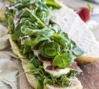 Ómótstæðileg Pestó og prosciutto samloka