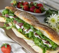 Ómótstæðileg Pestó og prosciutto samloka