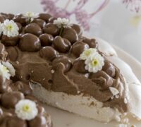 Súkkulaði pavlova með Bíókroppi