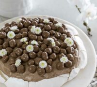 Súkkulaði pavlova með Bíókroppi