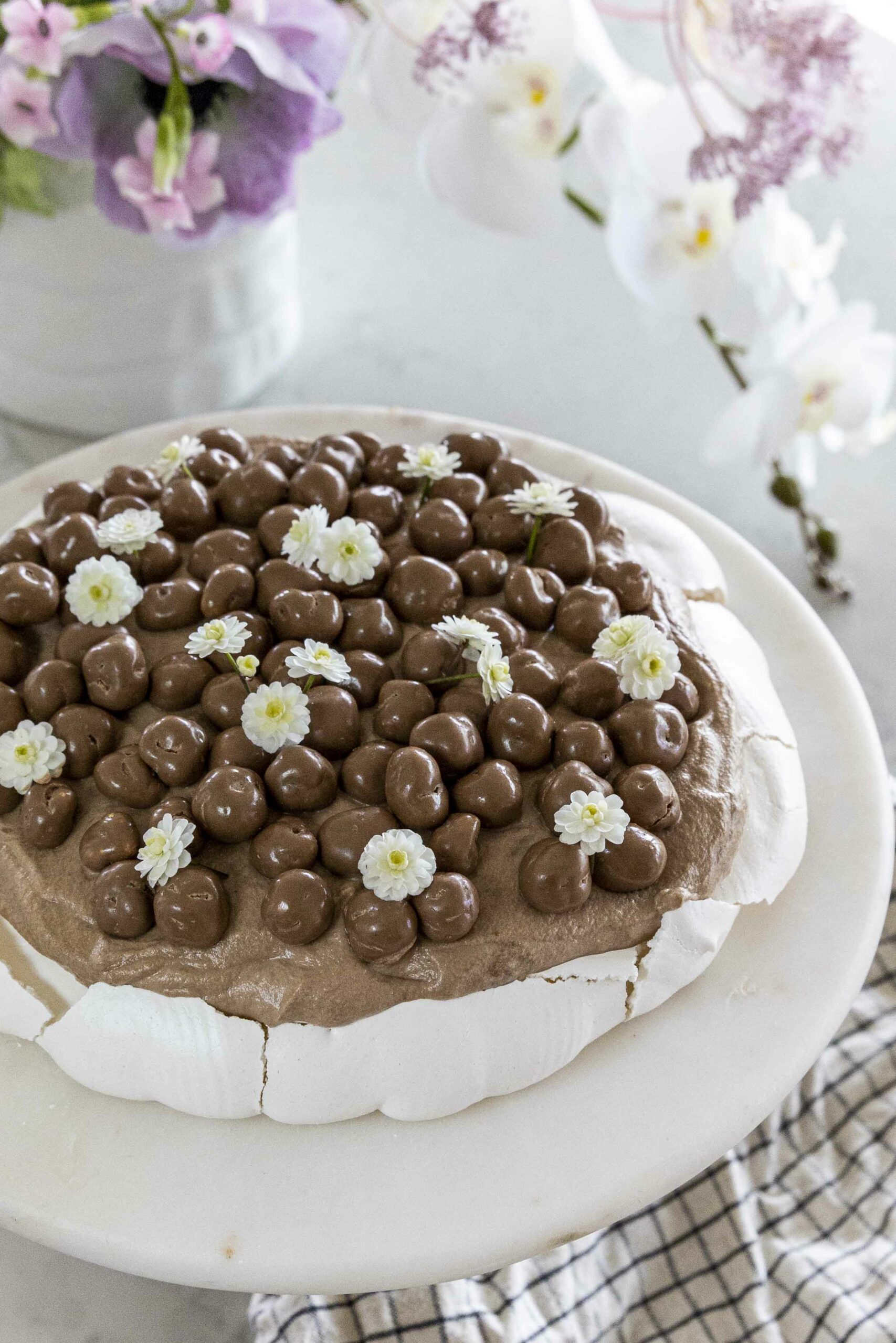 Súkkulaði pavlova með Bíókroppi