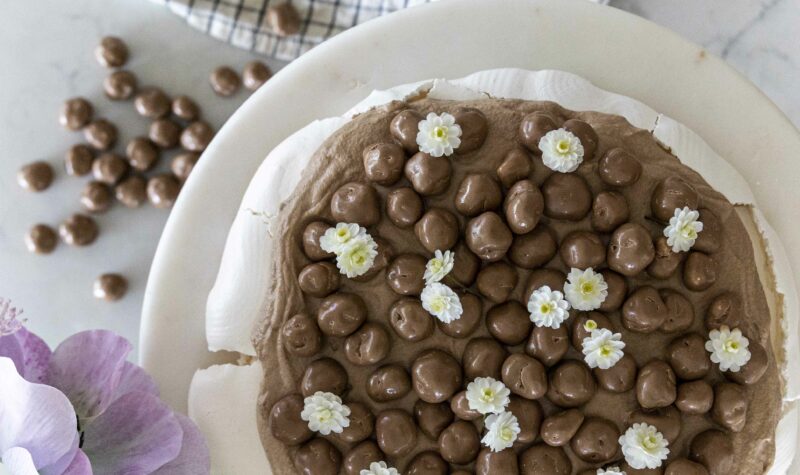 Súkkulaði pavlova með Bíókroppi