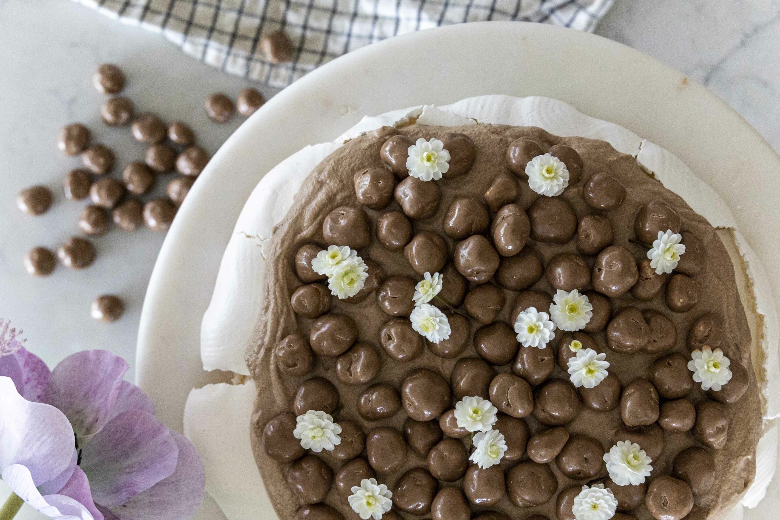 Súkkulaði pavlova með Bíókroppi
