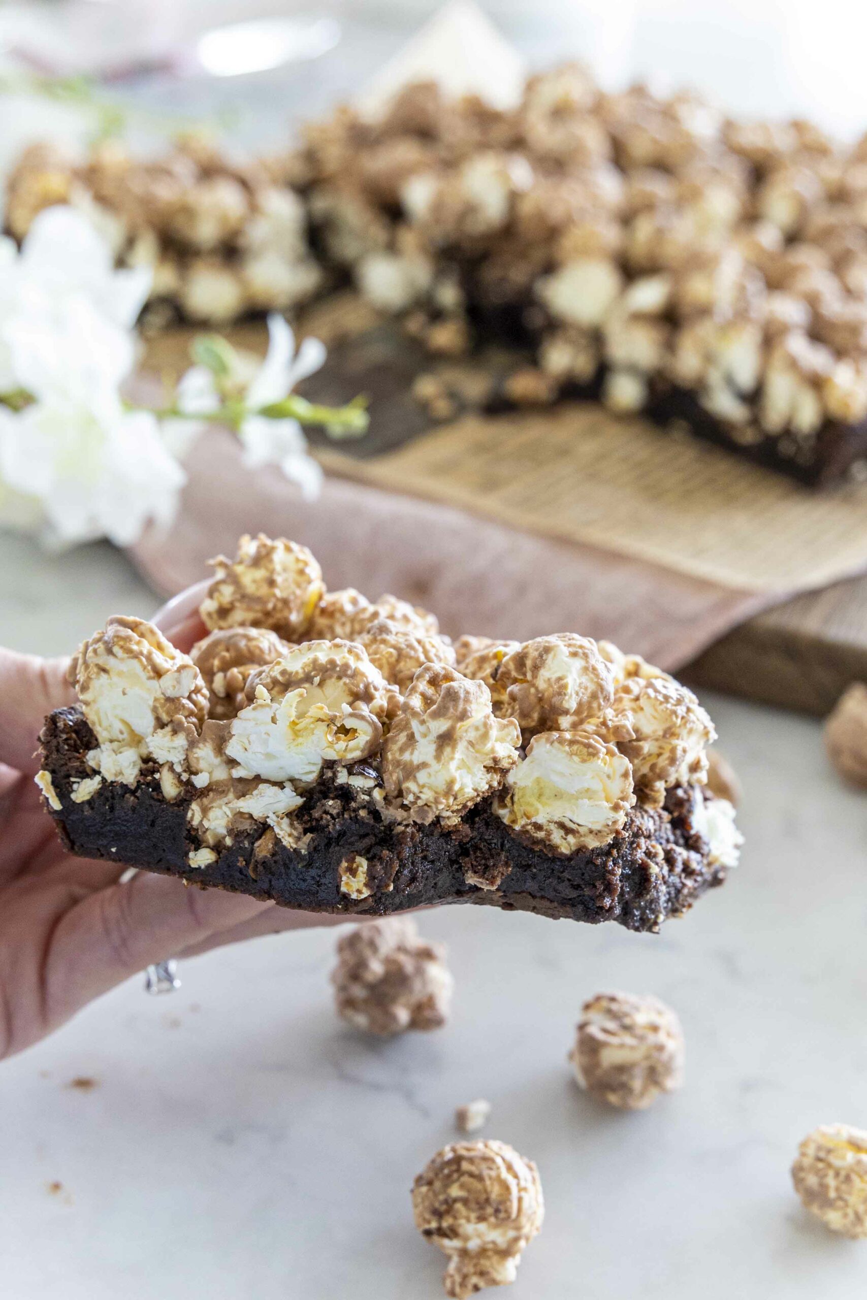 Ómótstæðileg Popp brownie
