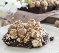Ómótstæðileg Popp brownie