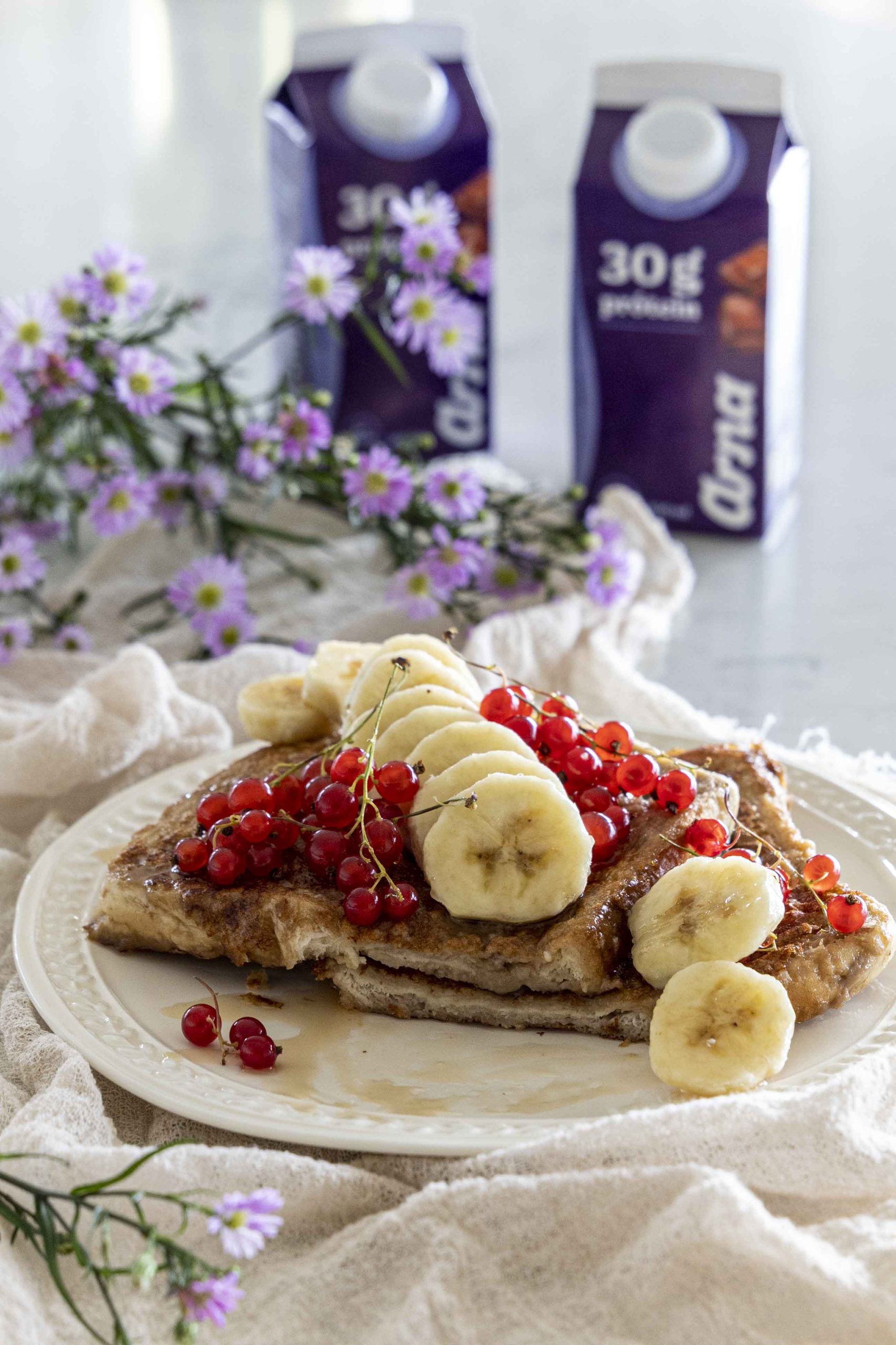 Próteinríkt súkkulaði french toast